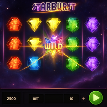 Frenzino - Starburst Slot Game - Free Spins and Respins