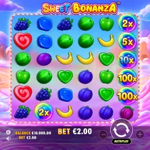 Frenzino - Sweet Bonanza Slot Game - Multipliers and Big Wins